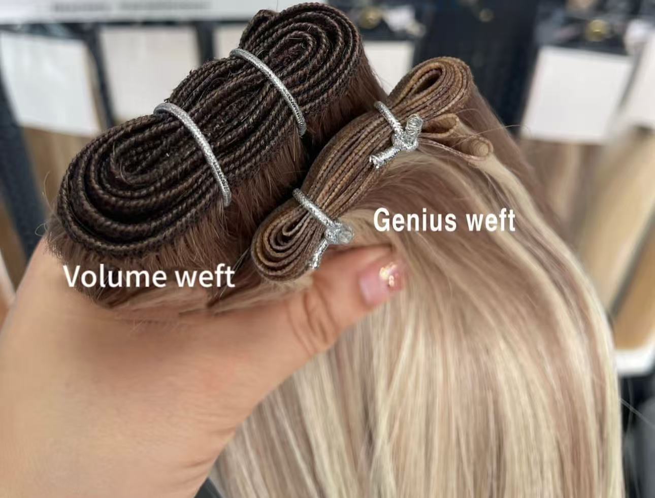 Genius Weft vs Machine Weft Hair Extensions: Which One Is Better for Salons?